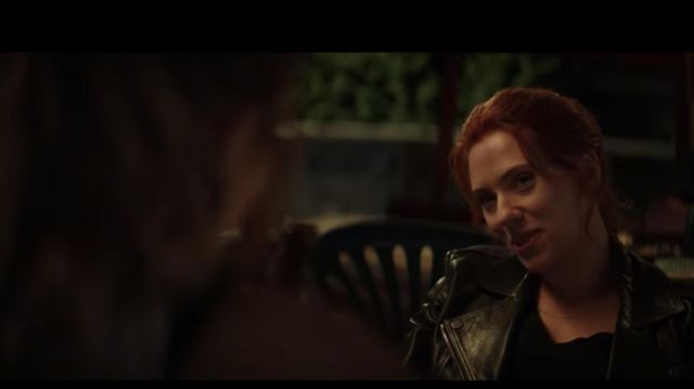 Black Leather Jacket of Natasha Romanoff / Black Widow (Scarlett Johansson) in Black Widow