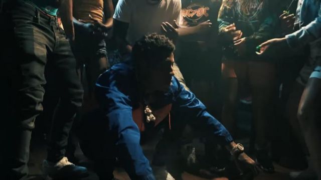 Nike Sports­wear Tech Fleece Men's Jog­gers Black worn by YoungBoy Never Broke Again in the music video YoungBoy Never Broke Again - Drop'em [Official Music Video]