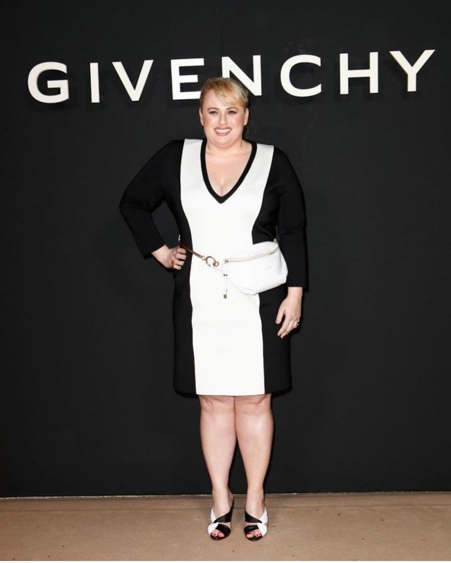 Givenchy Leather sandals of Rebel Wilson on the Instagram account @rebelwilson