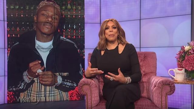 A.L.C. Jes­sa Long-Sleeve Cutout Ponte Mi­di Dress worn by Wendy Williams on The Wendy Williams Show March 12, 2020
