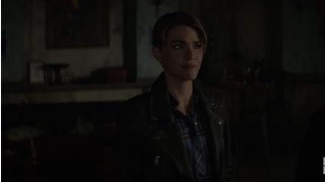 Blue Plaid Shirt worn by Kate Kane (Ruby Rose) in Batwoman Season 1 Episode 15