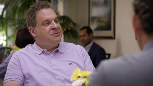 sollys Pil Arbejdsgiver Lacoste Purple polo shirt worn by Jeff Greene (Jeff Garlin) in Curb Your  Enthusiasm (S10E09) | Spotern