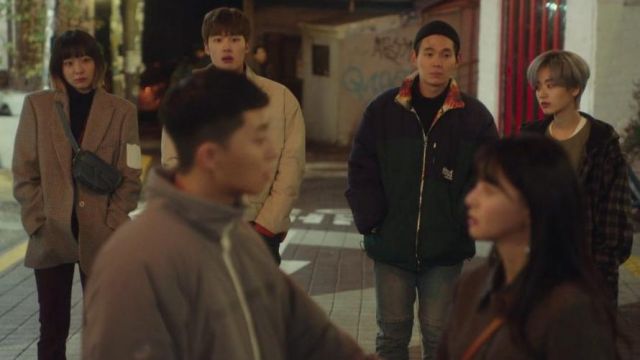 Mind Hood Coat – Check worn by Ma Hyun Yi (Lee Joo-young) in Itaewon Class Episode 5