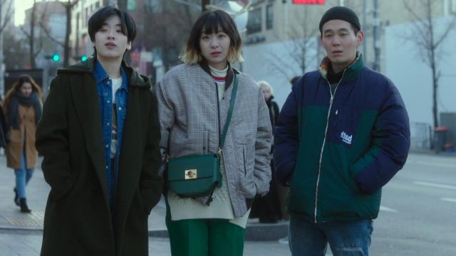 Green Bag worn by Jo Yi Seo (Kim Da-mi) in Itaewon Class Episode 8