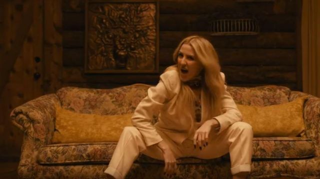 White Power Suit worn by Ellie Goulding in Ellie Goulding, blackbear - Worry About Me