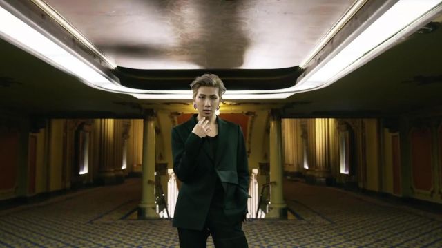 Black Jacket worn by RM in BTS (방탄소년단) 'Black Swan' Official MV