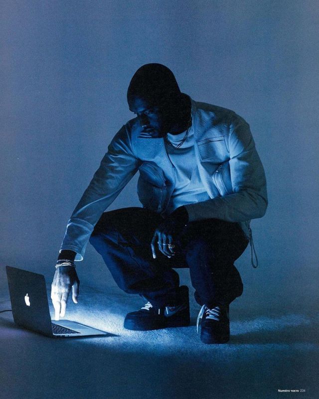 The Mac of Virgil Abloh on his account Instagram