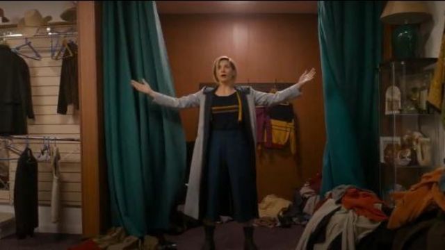 Navy Crop Top worn by The Doctor (Jodie Whittaker) in Doctor Who Season 11 Episode 1
