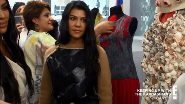 Sweater Brown worn by Kourtney Kardashian in Keeping Up with the Kardashians Season 18 Episode 2