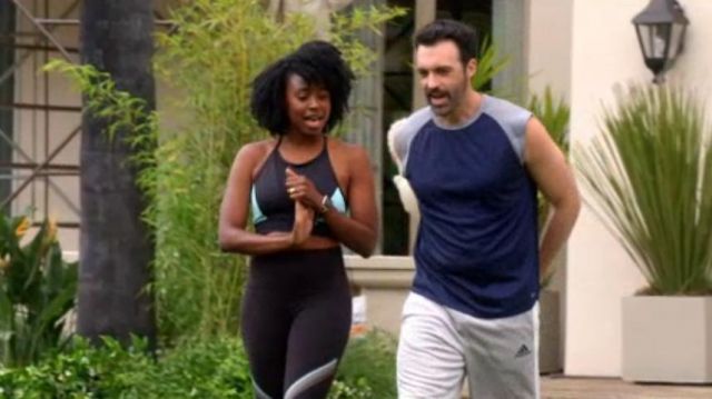 Blue sport tank worn by Eli Cohen (Reid Scott) in Why Women Kill (S01E02)