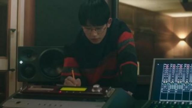 Bande de Laine à Tricoter Chandail porté par la Lune Ha a Remporté (Jung Hae-in) dans Un Morceau de Votre Esprit Saison 1 Épisode 1