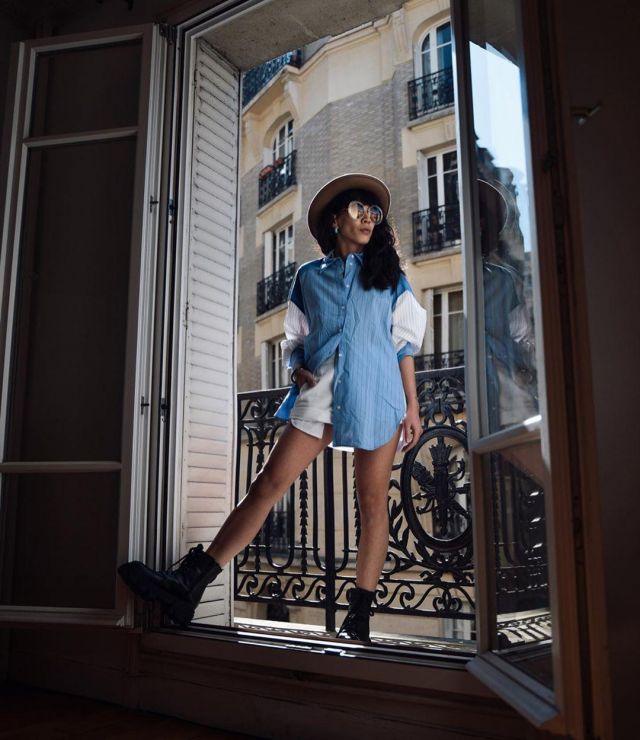 La camisa que lleva Leeloo en su cuenta de Instagram @dressingleeloo