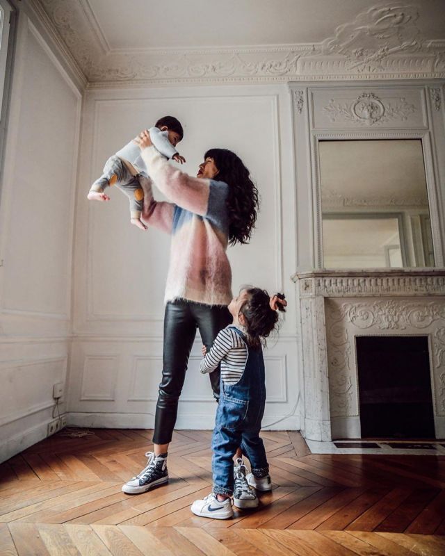 Le pull porté par Leeloo sur son compte Instagram @dressingleeloo