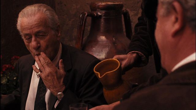 Round Watch worn by Don Altobello (Eli Wallach) as seen in The Godfather: Part III
