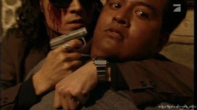 La montre digitale Seiko portée par Sands (Johnny Depp) dans le film Desperado 2 : Il était une fois au Mexique