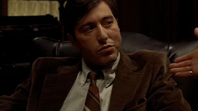 Une cravate similaire à celle portée par Michael Corleone (Al Pacino) dans Le Parrain