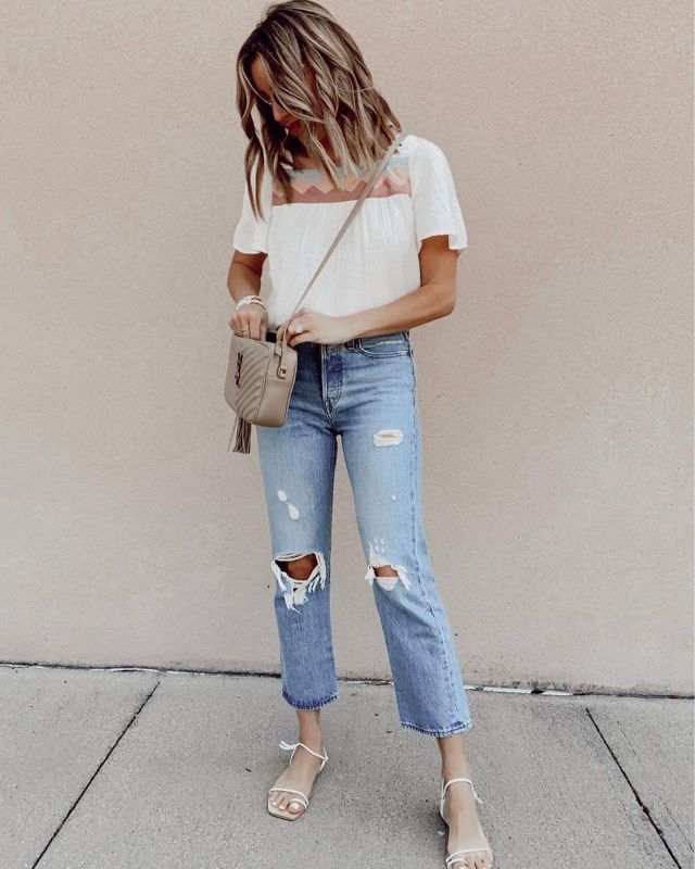 Levi's® Ripped Jeans de Jaime Shrayber en la cuenta de Instagram @jaimeshrayber