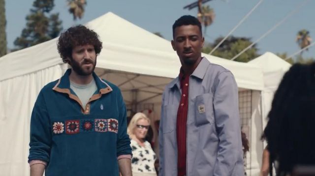 Story MFG. Polite Pullover Natural Indigo worn by Dave (Lil Dicky) in Dave (S01E07)