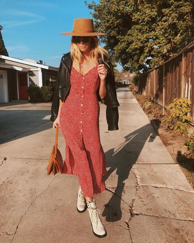 Feutre de laine Chapeau Fedora de Halley Elefante sur l'Instagram account @thesaltyblonde