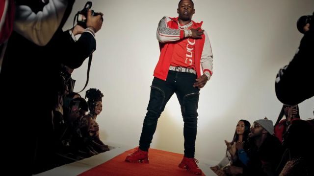 G-Star Air De­fence Zip Skin­ny El­to Raw Stretch Jeans worn by Blac Youngsta in 123 music video Moneybagg Yo