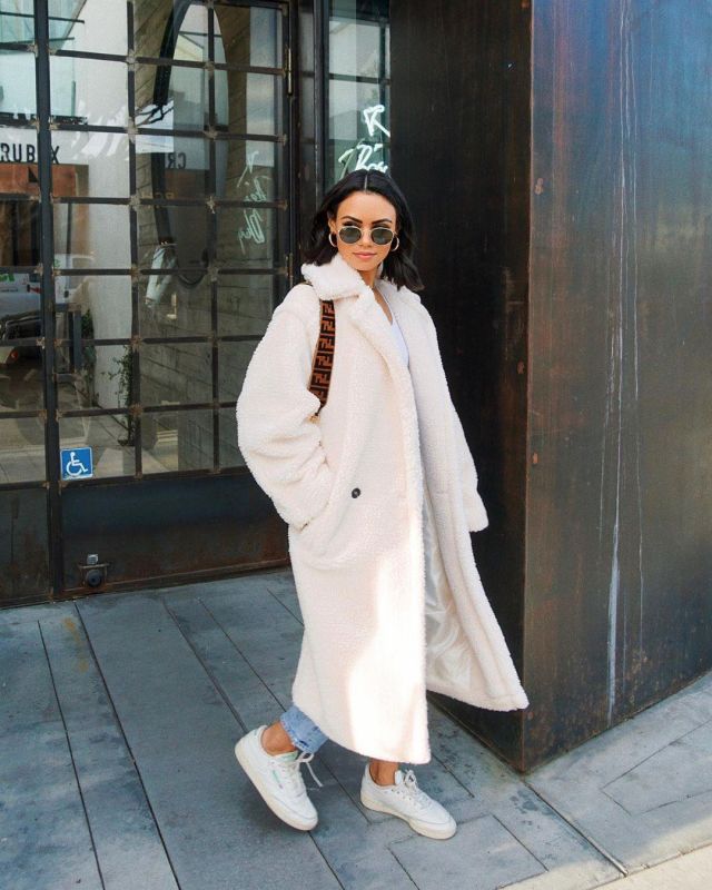 Boohoo oversized teddy coat Clearance