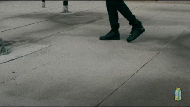 Nike Air Force 1 Low Supreme Black sneakers worn by YoungBoy Never Broke Again in his AI Nash music video