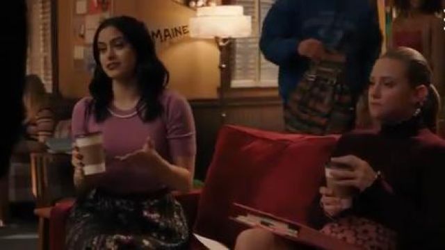 Pur­ple Sweater worn by Veronica Lodge (Camila Mendes) in Riverdale Season 4 Episode 17
