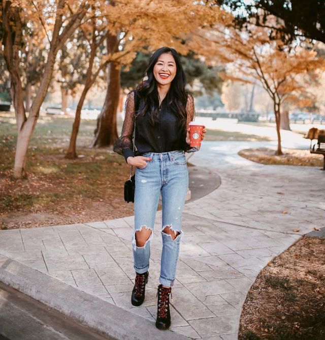 Boots Black of Jen Vatthongxay on the Instagram account @piecesofemerald