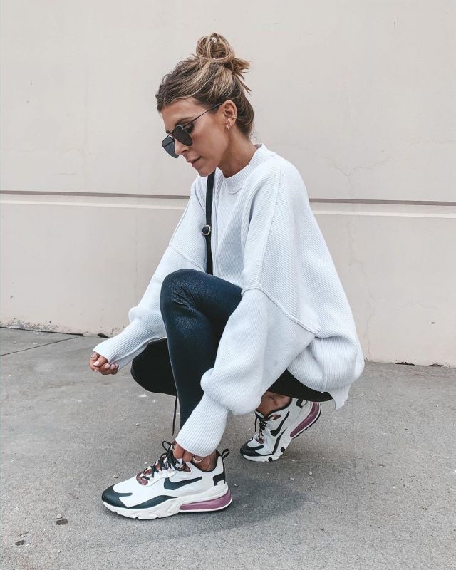 Nike Air Max Sneakers of Becky Hillyard on the Instagram account @cellajaneblog