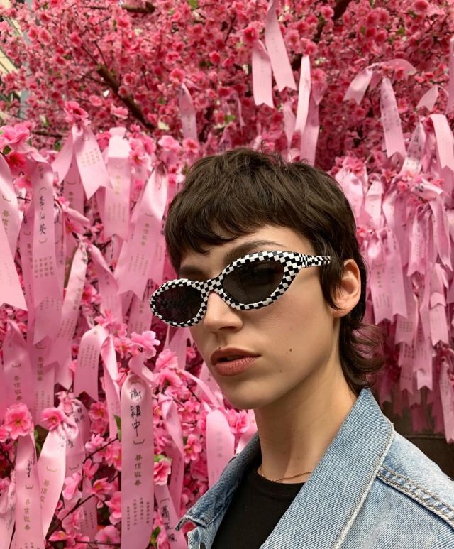 Alain Mikli Sunglasses worn by Úrsula Corberó on her Instagram account @ursulolita