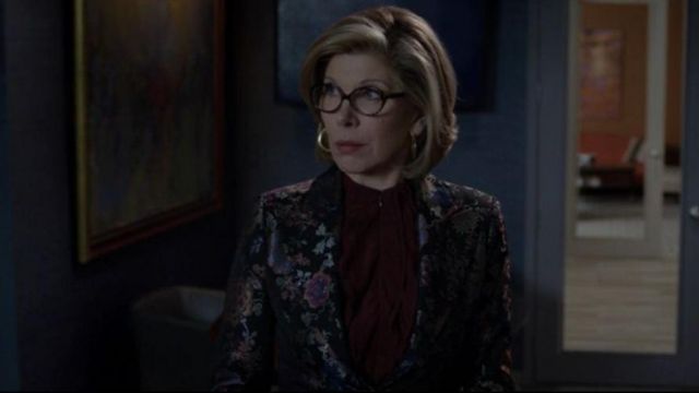 Jacquard Blazer worn by Diane Lockhart (Christine Baranski) in The Good ...