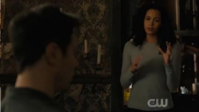 Light Blue Sweater worn by Macy Vaughn (Madeleine Mantock) in Charmed Season 2 Episode 18