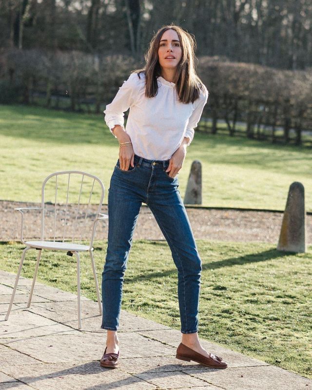 Le Perfect Slim Jeans de Louise Roe sur l'Instagram account @louiseroe