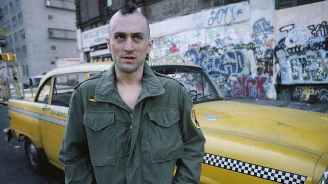 The military jacket Travis Bickle (Robert De Niro) in Taxi Driver