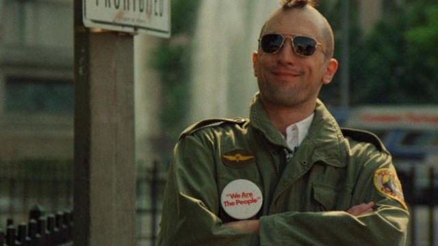The patch King Kong Company of Travis Bickle (Robert De Niro) in Taxi Driver