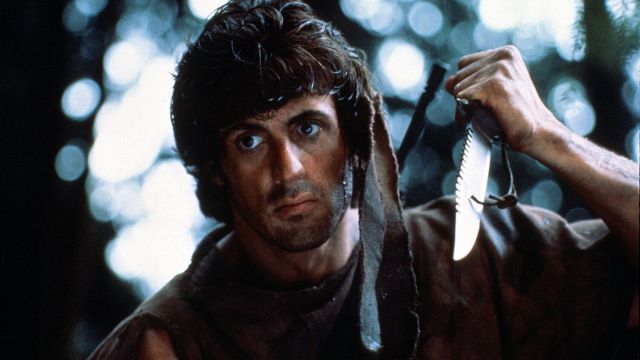 Le couteau de survie utilisée par Rambo (Sylvester Stallone) dans Rambo