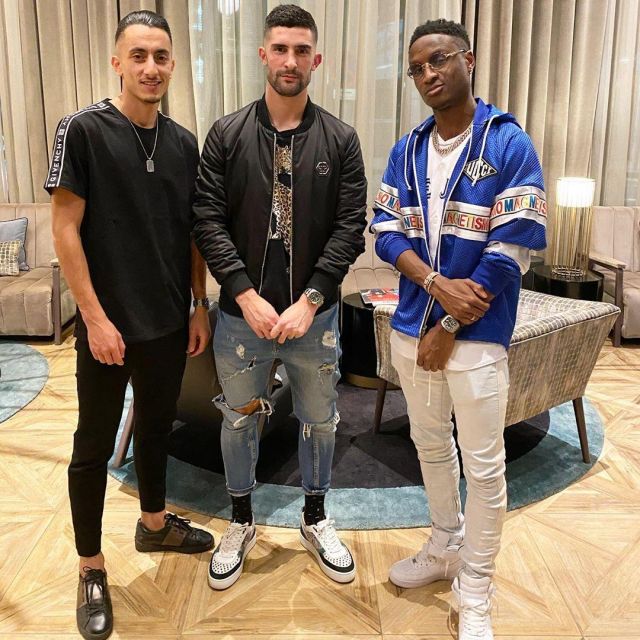 La veste à bande Gucci portée par Bouna Sarr sur son compte Instagram @bounasarr 