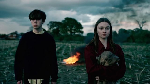 Sweater worn by James (Alex Lawther) as seen in The End of the F***ing World S01E04