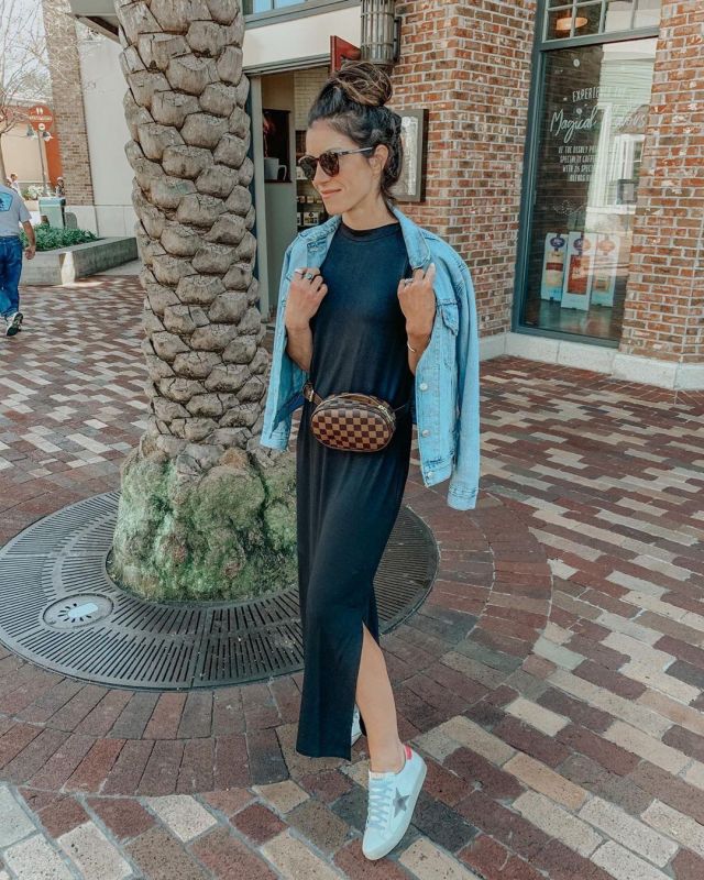 Mock-Neck Maxi Dress of Grace on the Instagram account @pinesandpalms3 ...
