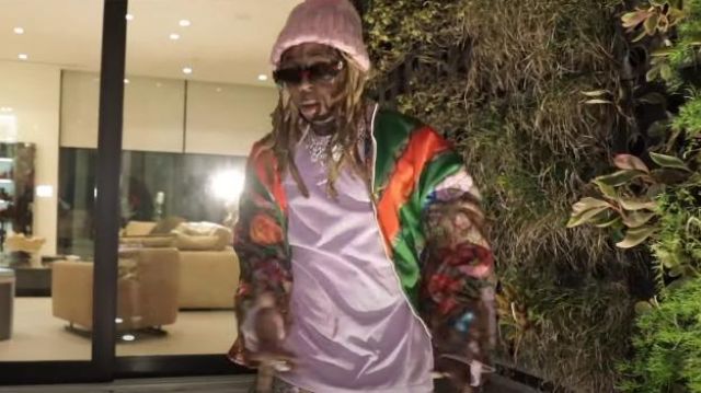 Gucci Sun­glass­es worn by Lil Wayne in his Piano Trap & Not Me (Official Music Video)