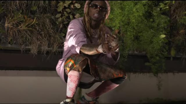 Gucci Ul­tra­pace Sneak­ers worn by Lil Wayne in his Piano Trap & Not Me (Official Music Video)
