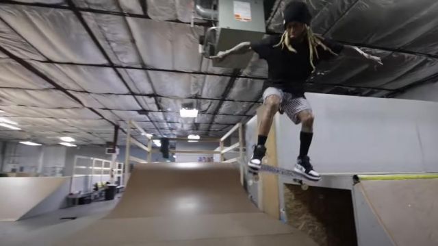 Nike Jor­dan 1 Retro High Clay Green worn by Lil Wayne in his Piano Trap & Not Me (Official Music Video)