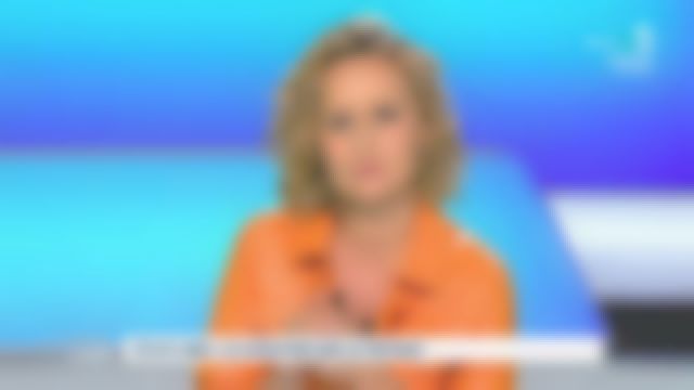 The leather jacket orange by Caroline Roux in C in the air