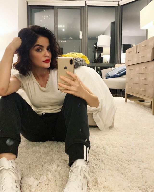 Converse Chuck Taylor All Star High Top In White Worn By Lucy Hale On Her Instagram Account Lucyhale Spotern