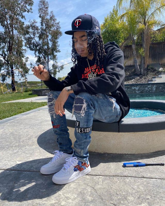 Minnesota Twins Navy TC New Era Cap worn by YBN Nahmir on his Instagram account @ybnnahmir