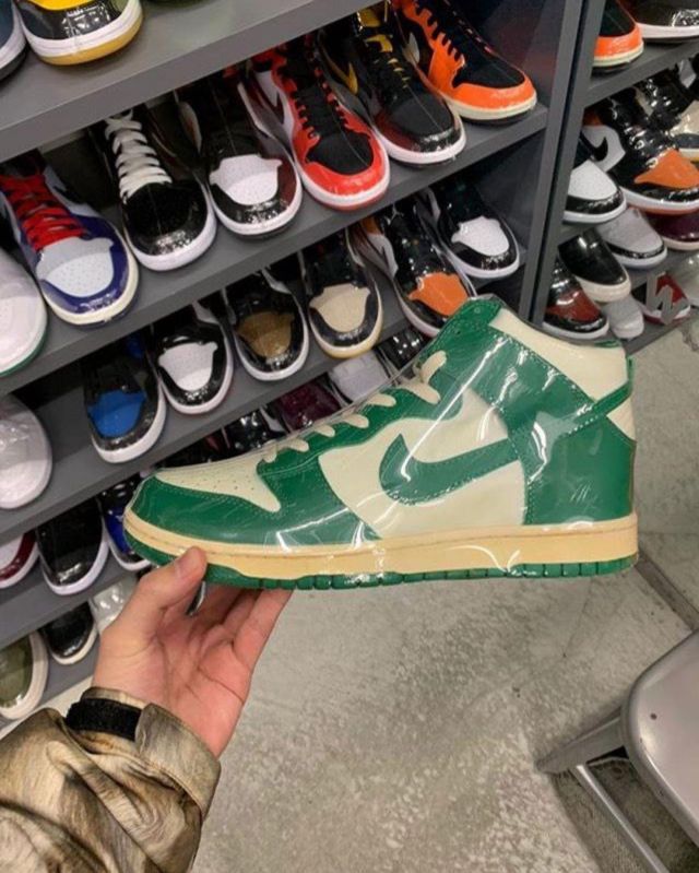 Nike Jordan 1 Mid Team Orange Black Virgil Abloh on the Instagram account of @virgilabloh