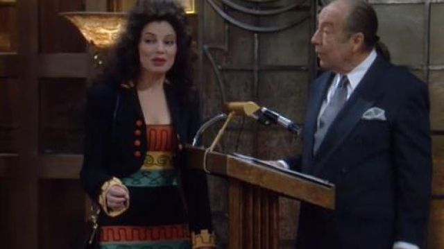 The dress and matching jacket of Fran Fine (Fran Drescher) in the nanny (S02E02)
