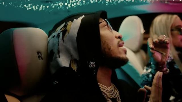 Enfants Riches Deprimes Black As­sem­blage Hood­ie worn by Future in his Tycoon (Official Music Video)
