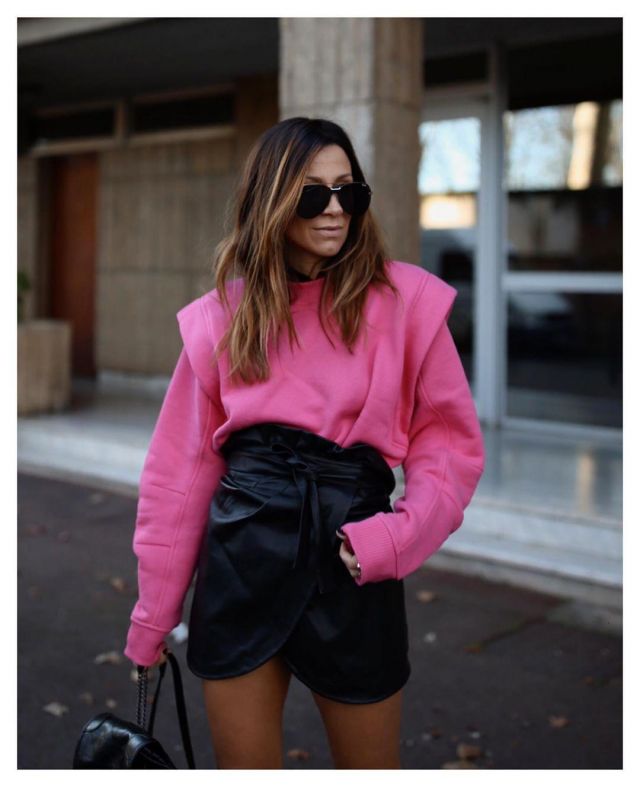 La jupe Ba&Sh en noir de Cindy sur son compte Instagram @boho_addict