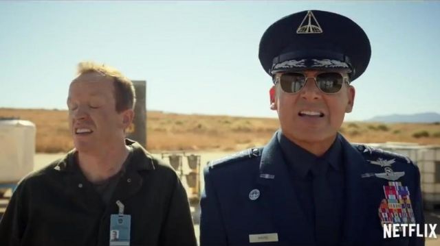 Randolph Engineering Aviator Sunglasses worn by General Mark R. Naird (Steve Carell) in Space Force (Season 1)